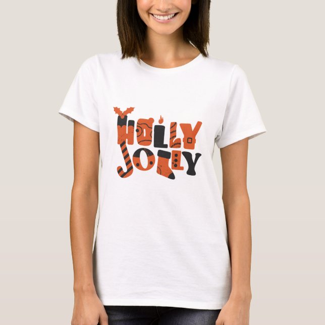 Camiseta Holly Jolly (Anverso)