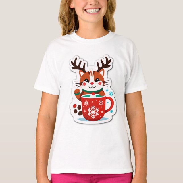 Camiseta Holly Jolly Catfee Club (Anverso)