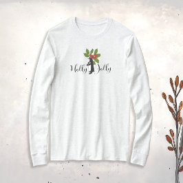 Camiseta Holly Jolly Cute Funny Penguin Navidades