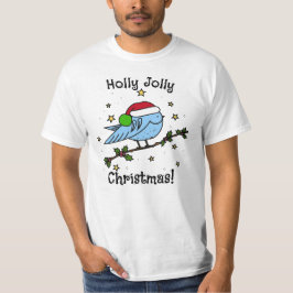 Camiseta Holly Jolly Navidades Bird