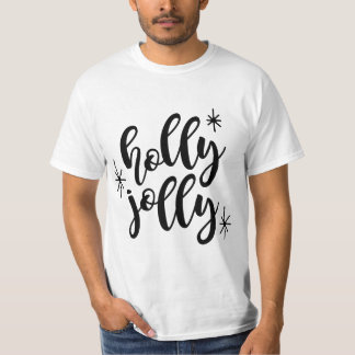 Camiseta Holly jolly navidades graciosos