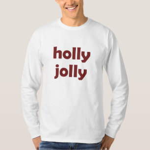Camiseta Holly Jolly Navidades Santa Claus Gift