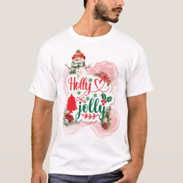 Camiseta Holly Jolly Snowman