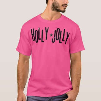 Camiseta Holly Jolly usado y bien amado