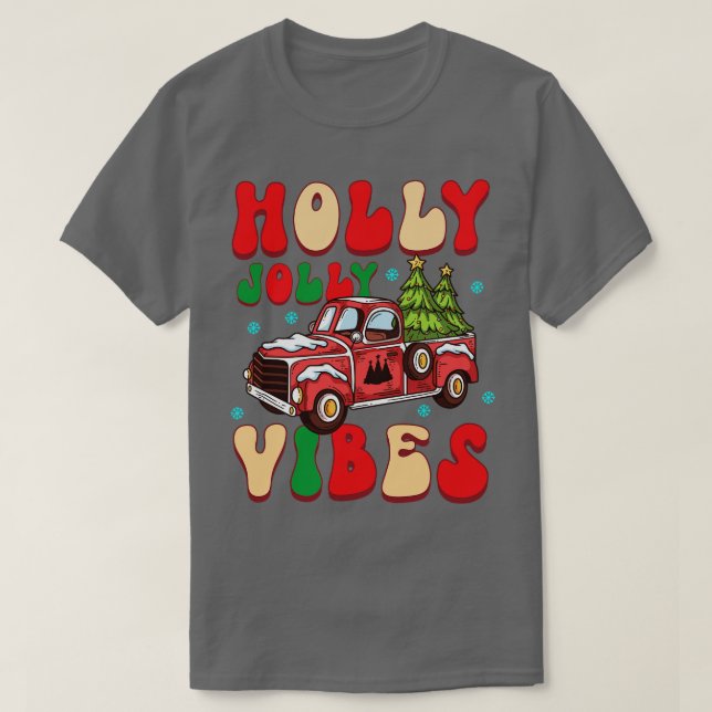 Camiseta holly jolly Vibes (Diseño del anverso)