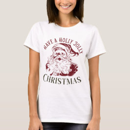 Camiseta Holly Jolly Vintage Christmas