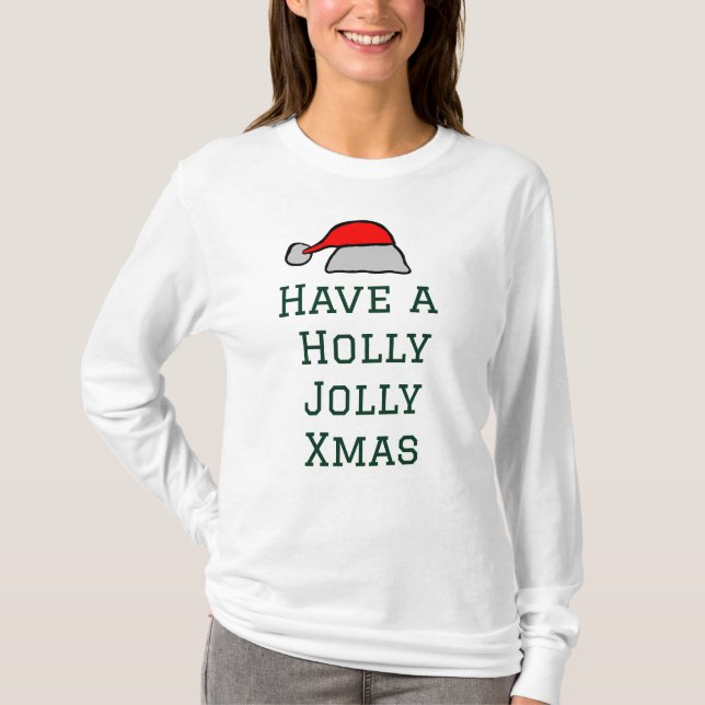 Camiseta Holly Jolly Xmas (Anverso)