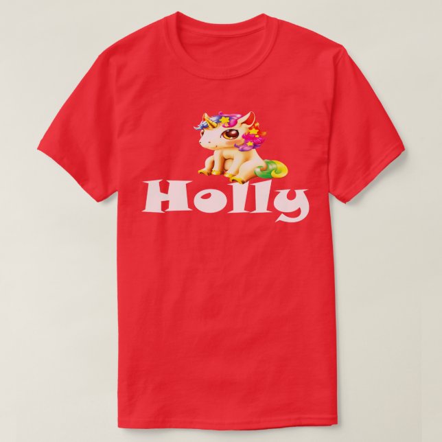 Camiseta Holly Unicorn 5 (Diseño del anverso)