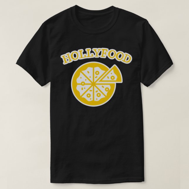 Camiseta Hollyfood Pizza (Diseño del anverso)