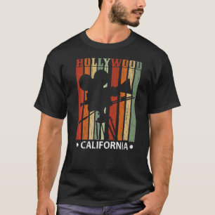 Camiseta Hollywood Califonia Estadounidense Vacaciones Viaj