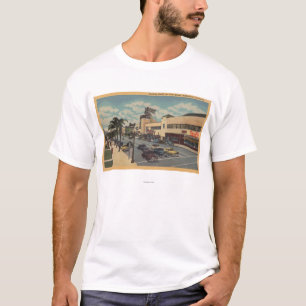 Camiseta Hollywood, CALooking del sur en la opinión de la