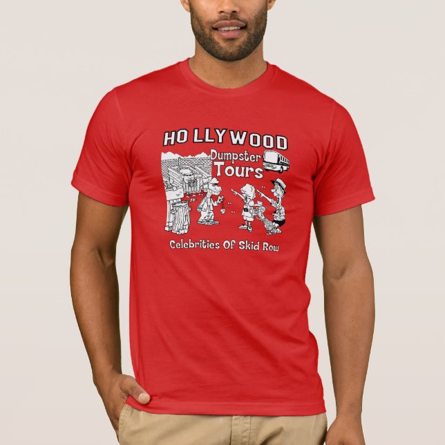CAMISETA HOLLYWOOD DUMPSTER TOURS SHIRT (Anverso)