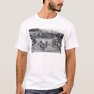 Camiseta Hollywood, hogar de CA Bernheimer en jardín