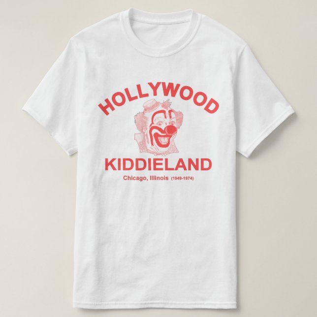 Camiseta Hollywood Kiddieland, Chicago, IL Parque de divers (Diseño del anverso)