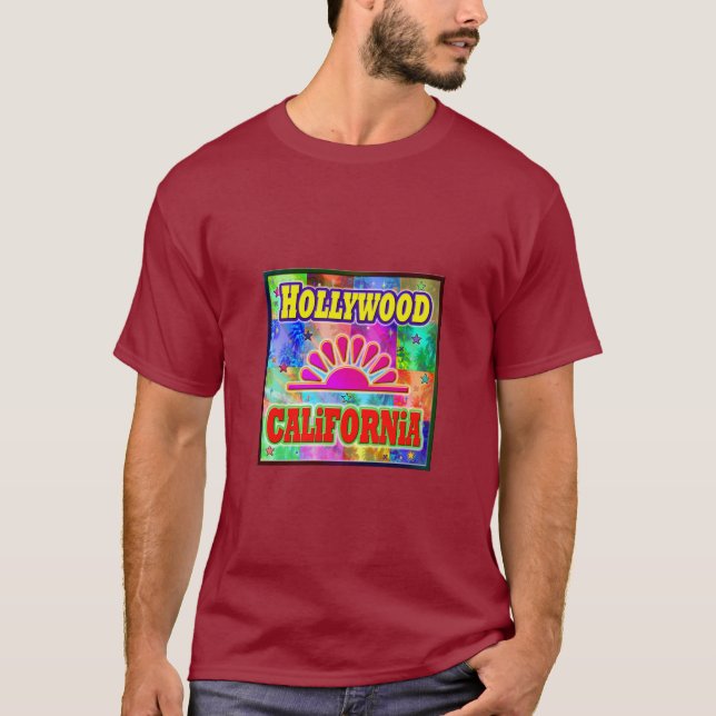 Camiseta Hollywood Sun & Palms (Anverso)