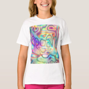 Camiseta Holo Holográfico de Trippy colorido