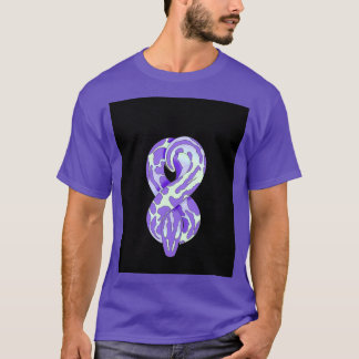 Camiseta Holográfico iridiscente Figura 8 Gráfica de serpie
