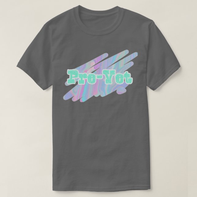Camiseta Holográfico pre-Vet (Diseño del anverso)