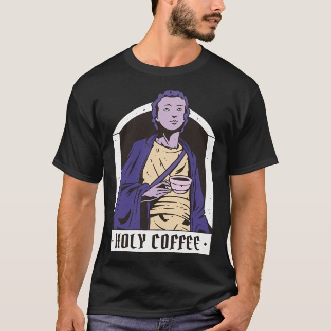 Camiseta Holy Coffee Bean Caffeine (Anverso)