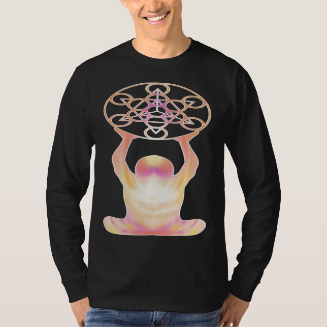 Camiseta Holy Geometry Mandala Meditation & Yoga (Anverso)
