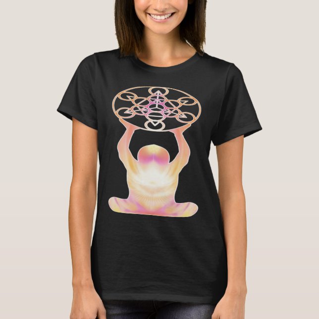 Camiseta Holy Geometry Mandala Meditation & Yoga (Anverso)