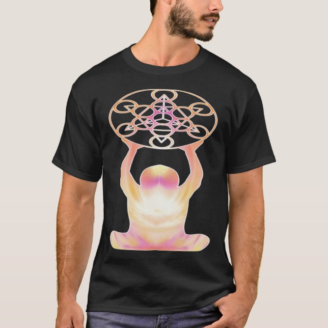 Camiseta Holy Geometry Mandala Meditation & Yoga (Anverso)