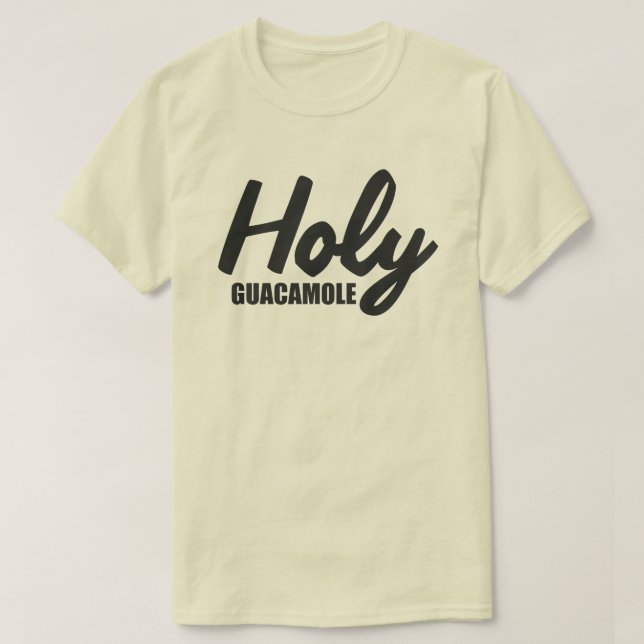 CAMISETA HOLY GUACAMOLE (Diseño del anverso)