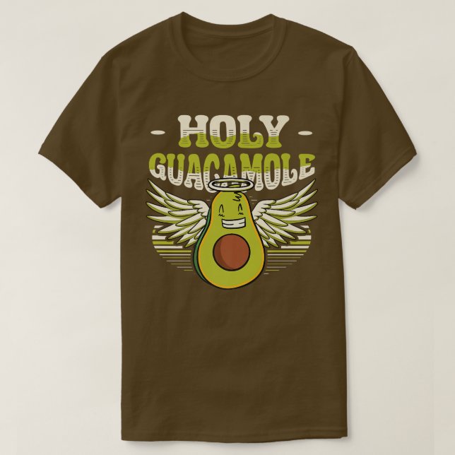 Camiseta Holy Guacamole Funny Aguacado (Diseño del anverso)