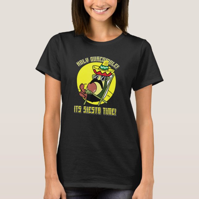 Camiseta Holy Guacamole It's Siesta Time For Mexican Avocad (Anverso)