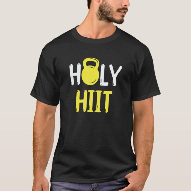 Camiseta Holy HIIT Kettlebell Fitness Interval Training Wor (Anverso)
