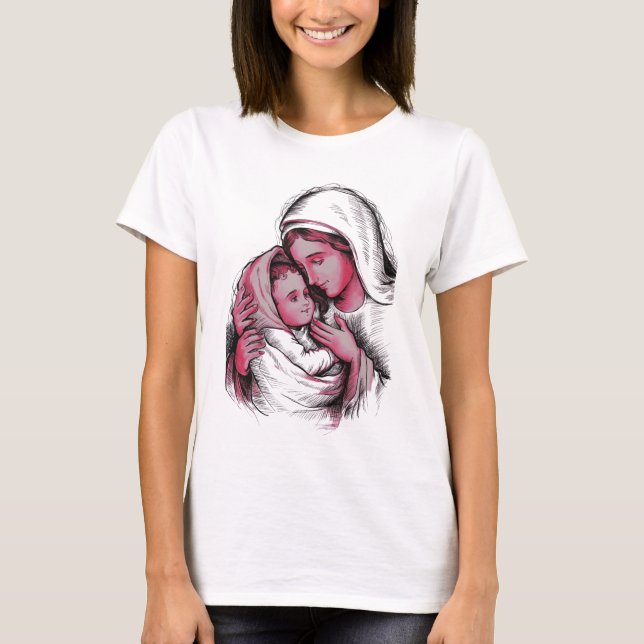 Camiseta Holy Mary - Nossa Senhora (Anverso)