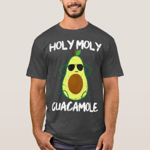 Camiseta Holy Moly Guacamole Funny Avocado Vegan Veganism