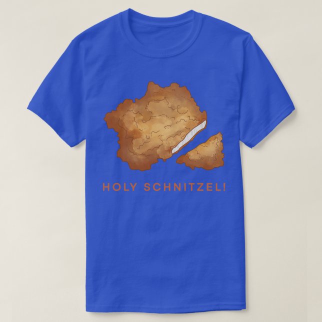 CAMISETA HOLY SCHNITZEL!  (Diseño del anverso)