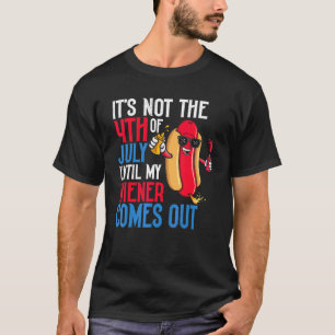 Camiseta Hombre 4 De Julio Perro Caliente Viejo Sale Adulto