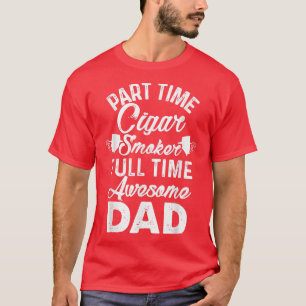 Camiseta Hombre a tiempo parcial Fumador de cigarros a tiem