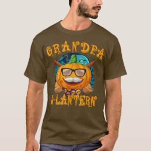 Camiseta Hombre Abuelo Disfraz de Halloween Jack O Lantern