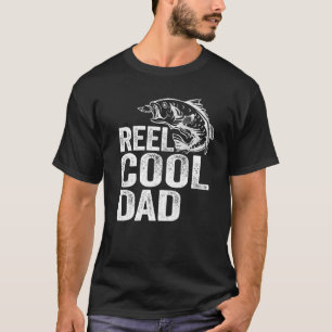 Camiseta Hombre Abuelo Pescador de Lubina Genial Papá Pesca