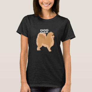 Camiseta Hombre Amanecer Alemán Perro Spitz Papá