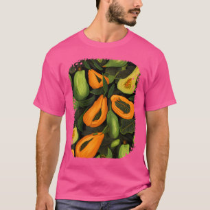 Camiseta Hombre amante del diseño botánico de la fruta de p