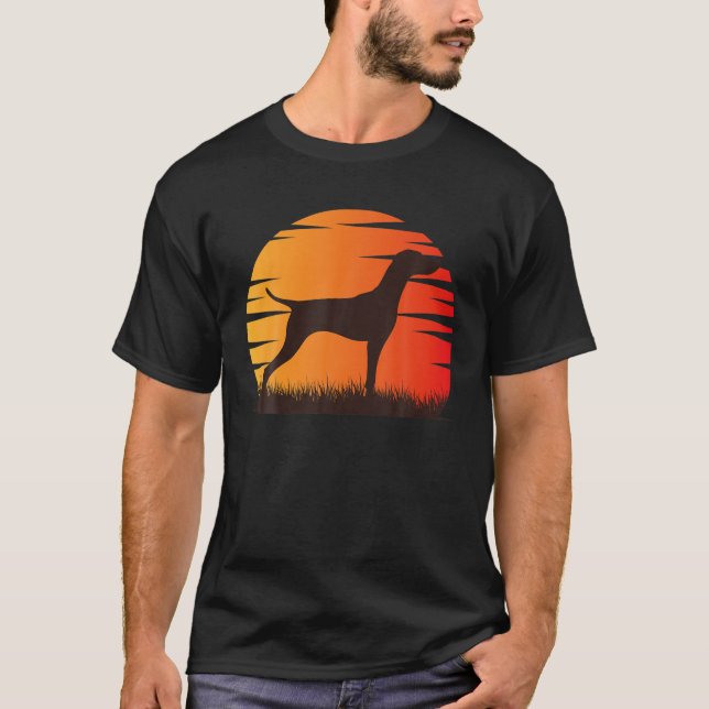 Camiseta Hombre amante del perro Magyar Vizsla (Anverso)