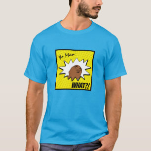 Camiseta Hombre amarillo blanco Yo lo que quieres son los c