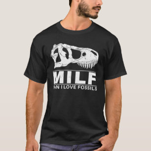 Camiseta Hombre, amo a Fossils Trex Skull