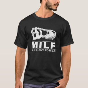 Camiseta Hombre, amo a Fossils Trex Skull