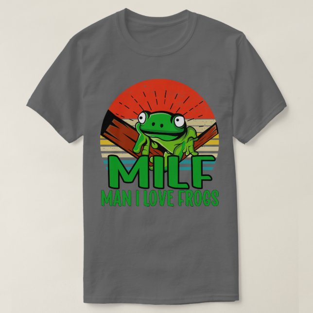 Camiseta Hombre, amo a las ranas 2 (Diseño del anverso)