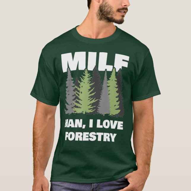 Camiseta Hombre Amo Forestal humilde leñador (Anverso)