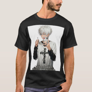 Camiseta Hombre Anime Niño Llave Corona de Espinas