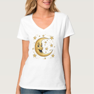 Camiseta Hombre Antiguo y Caprichoso en la Luna   Celesti D