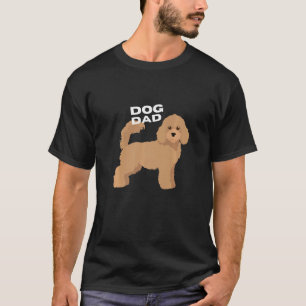 Camiseta Hombre Apricot Poodle Dog Dad Man