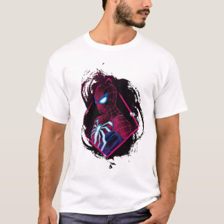 Camiseta Hombre Araña Red Neon