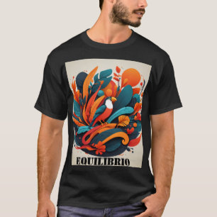 Camiseta Hombre Arte Simbólico Equilibrio Natural